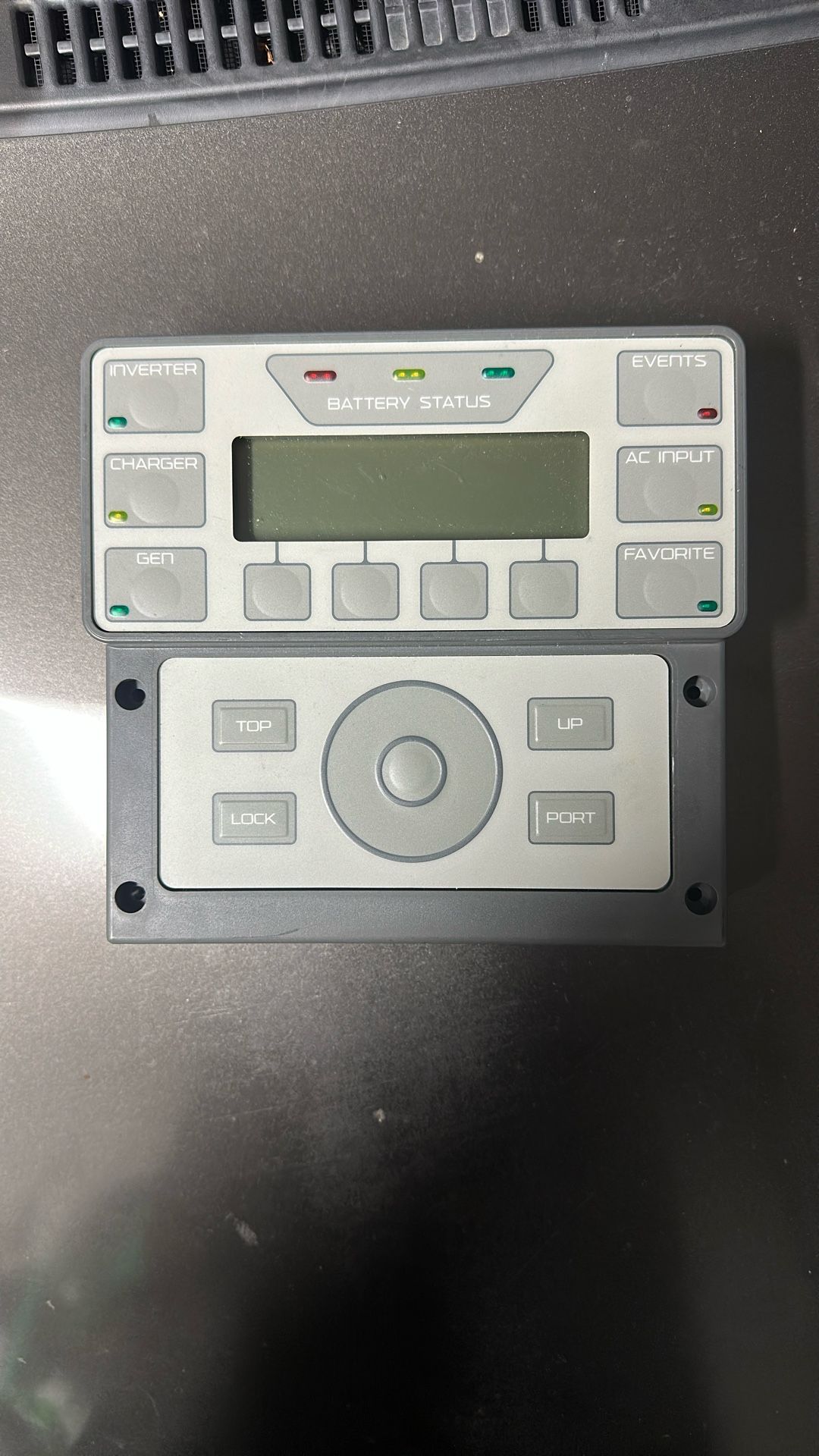 Outback power MATE3s Solar controller.