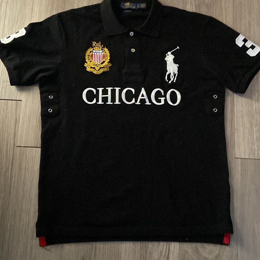 Black Chicago Polo Shirt