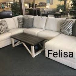 EKoralynn 3-Piece Sectional with Chaise🐬 Brand new and $49 Down Payment