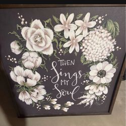 Hobby Lobby Floral Wall Art  24x24