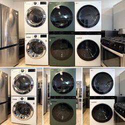 Lg washer stackable sets