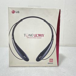 LG Tone Ultra ~ HBS-800 ~ Black Headset Bluetooth Wireless Stereo Earbuds ~ JBL