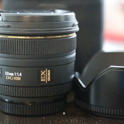 Sigma EX 50mm f/1.4 DG HSM – Canon EF Mount