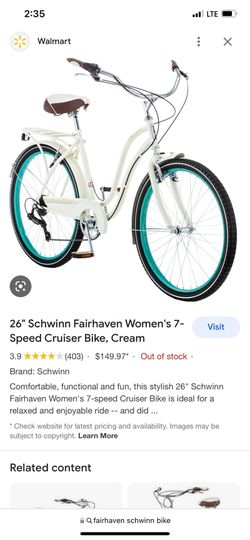 Schwinn fairhaven cream sale