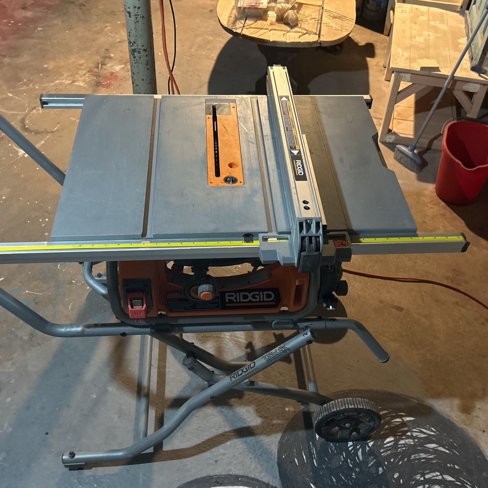 10” Ridgid 15amp Table Saw