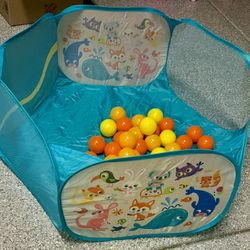 Foldable Ball Pit- Like New