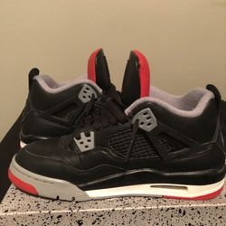 Air Jordan 4 Bred Reimagined Size 7 Gs