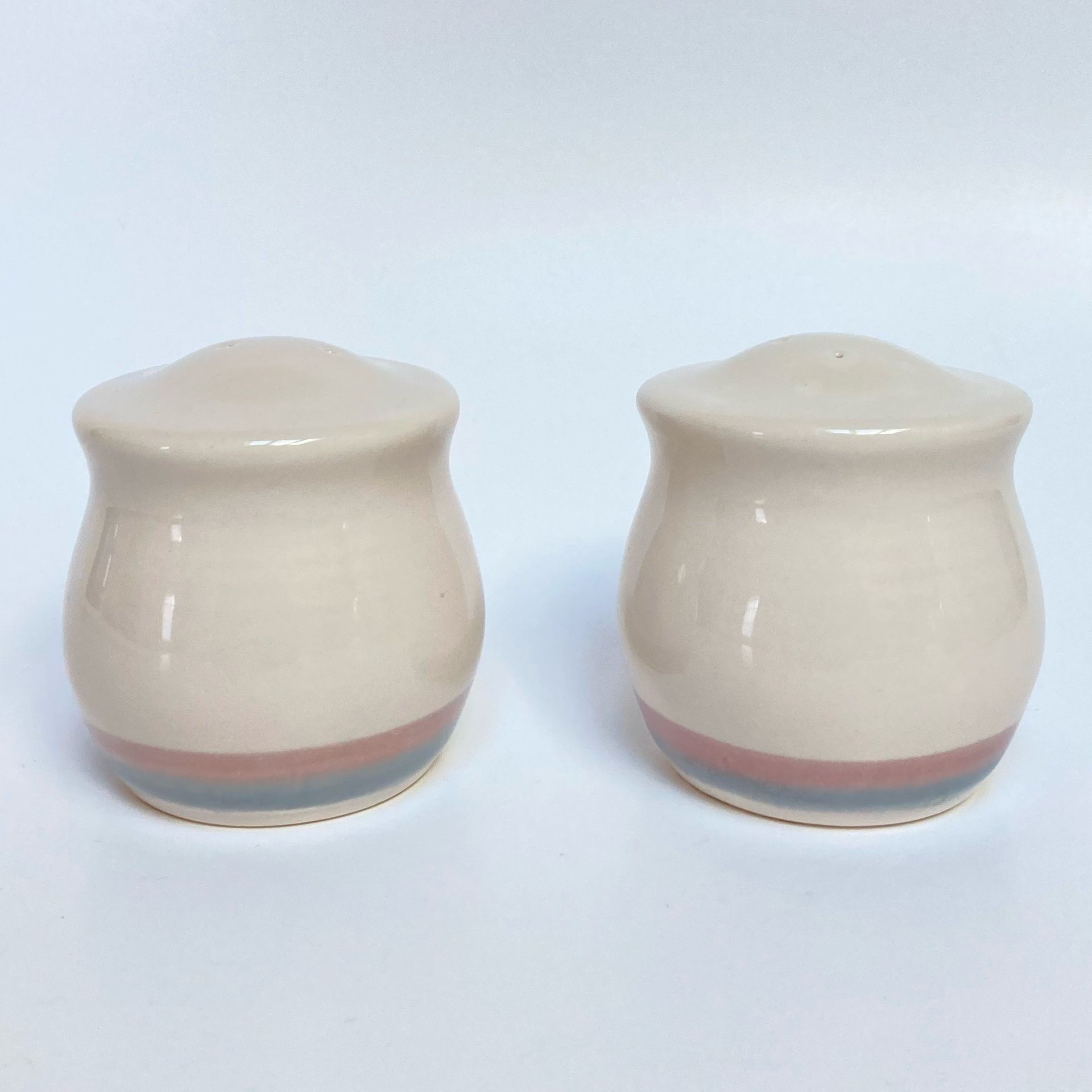 1980s Pfaltzgraff “Aura” Salt and Pepper Shakers