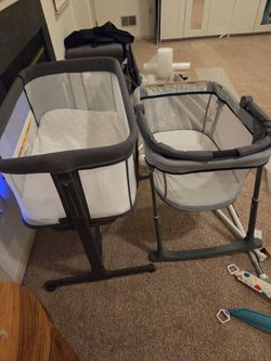 Nursery furniture Bundke: 2 Bassinets and 1 play n pen bundles- New condition