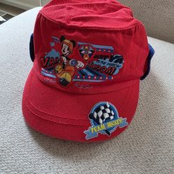 Kids Mickey Mouse Racing Hat