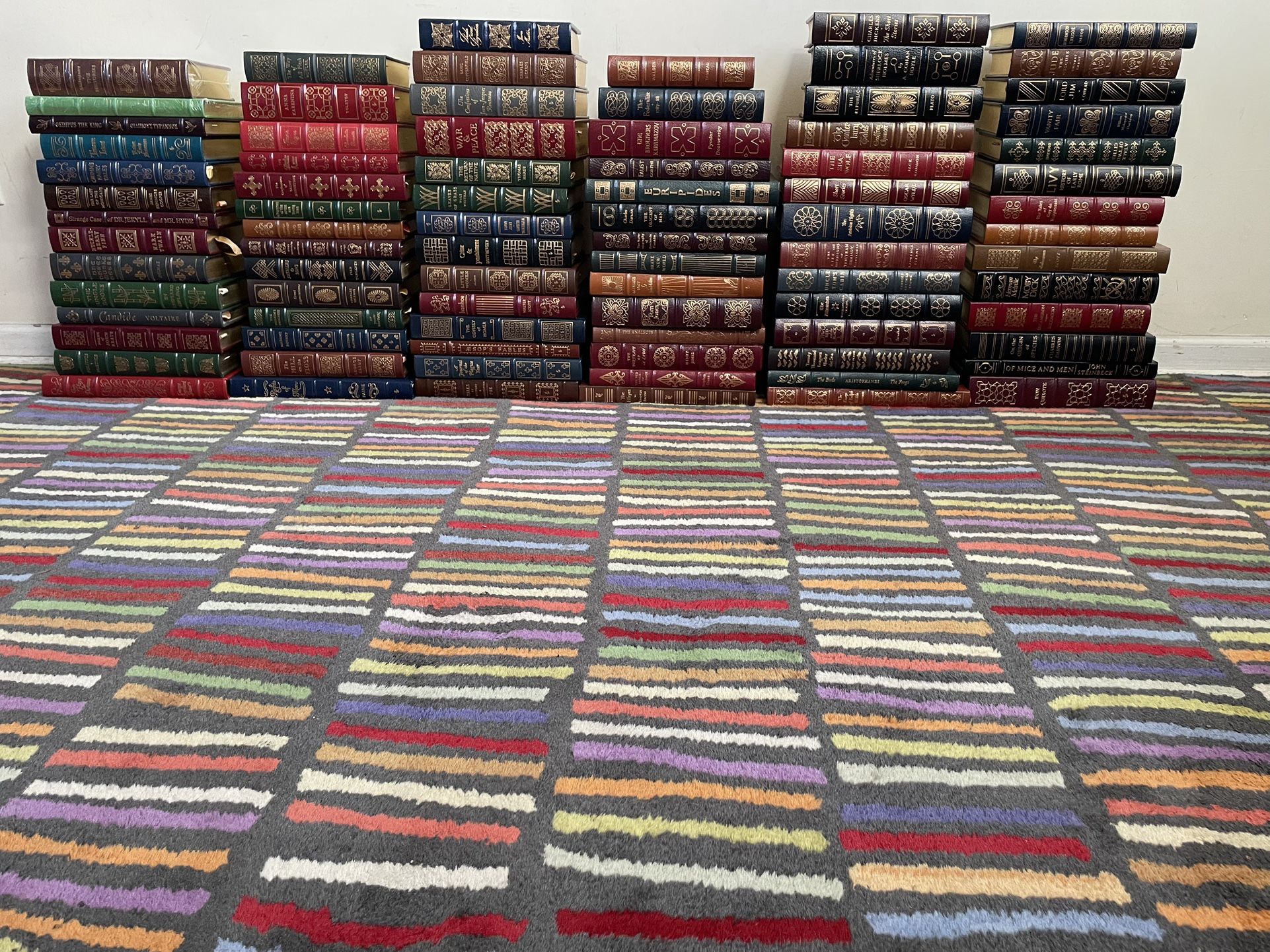 Lot of 84 Easton Press The 100 Greatest Books Ever Written Leather Bound Collectors Edition