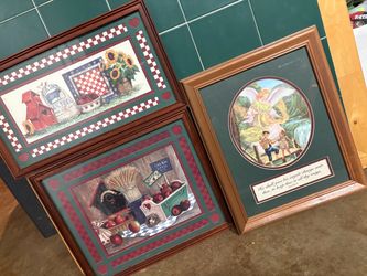 Three home decor pictures.