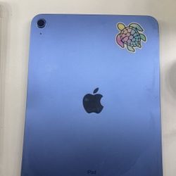 Blue iPad