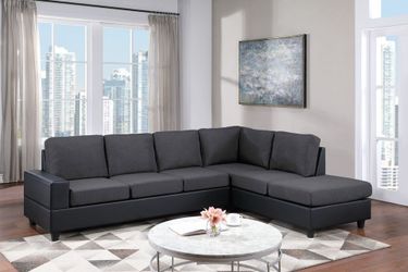 "Wow - Black Sectional Sofa Brand New In The Box! Same Day Delivery! Pay At Delivery! $0 Down!
"
