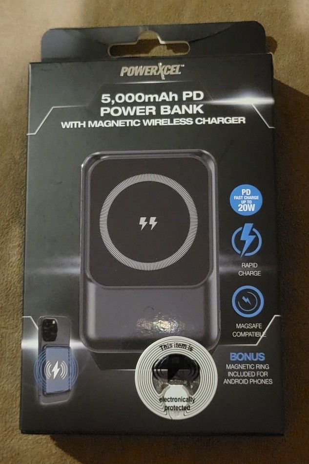 POWER BANK w/ Mag. Wireless Charger