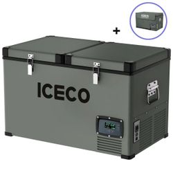 68.7QT 65 Dual Zone Fridge Combo | ICECO