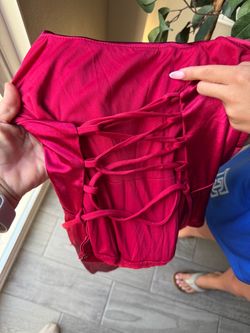 size small red dress from windsor brand new