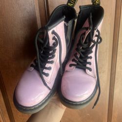 Pink boots martins