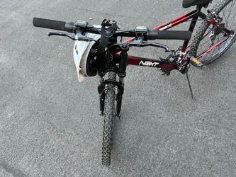 Next Shock Mountain Bike Red and Black