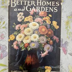 Vintage  1927 Better Homes And Gardens Magazine