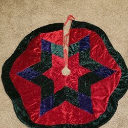 Crushed Velvet Tree Skirt 