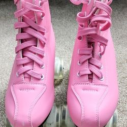 Pink Girl Roller Skates Size 5Y