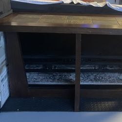 Wood Buffet/Behind Couch Table