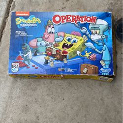 Collectable SpongeBob Operation Game With 10/12 Pieces