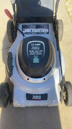 Electric Task Force Lawn Mower 18in Ready For Pick Up