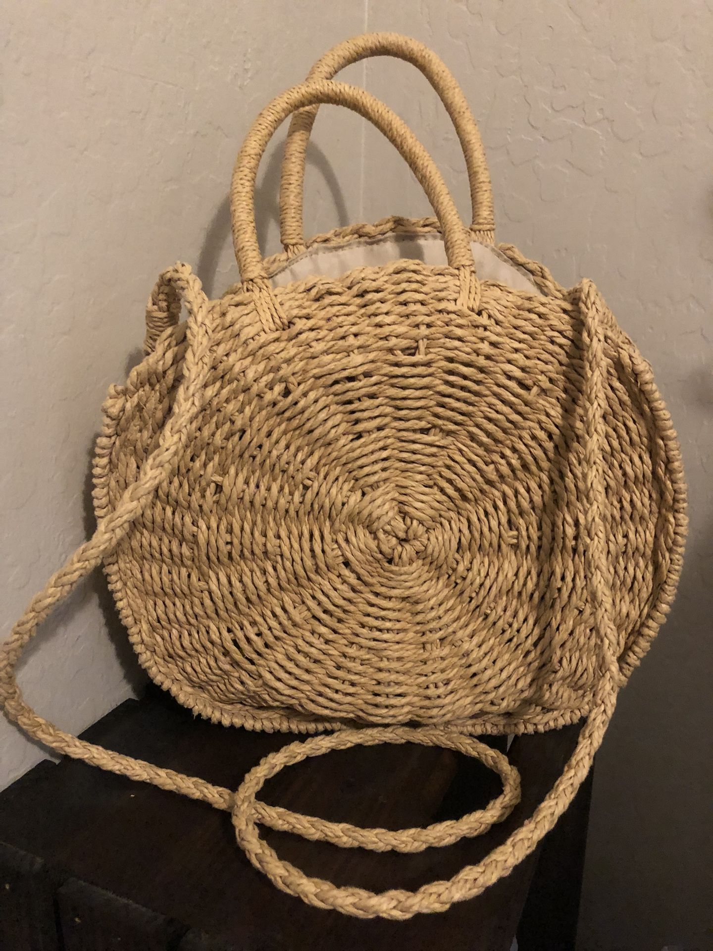 Woven Straw Bag