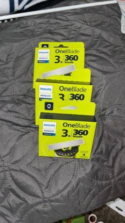 Replacement Philips ONEblade 3 X 360 shaver Trimmer Blades  NEW