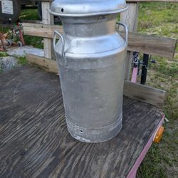 Vintage Hood Registered Milk Can