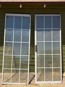 Patio sliding glass doors