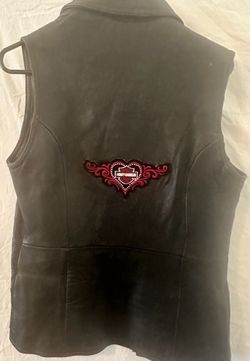 Harley-Davidson Black Leather Vest