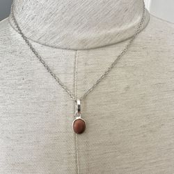 Goldstone Necklace And Earring Set 