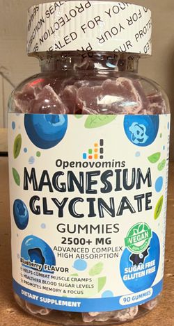 Openovomins Magnesium Glycinate Gummies 90ct