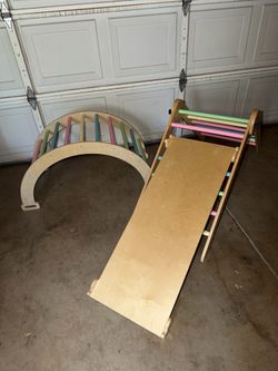Toddler climbing gym