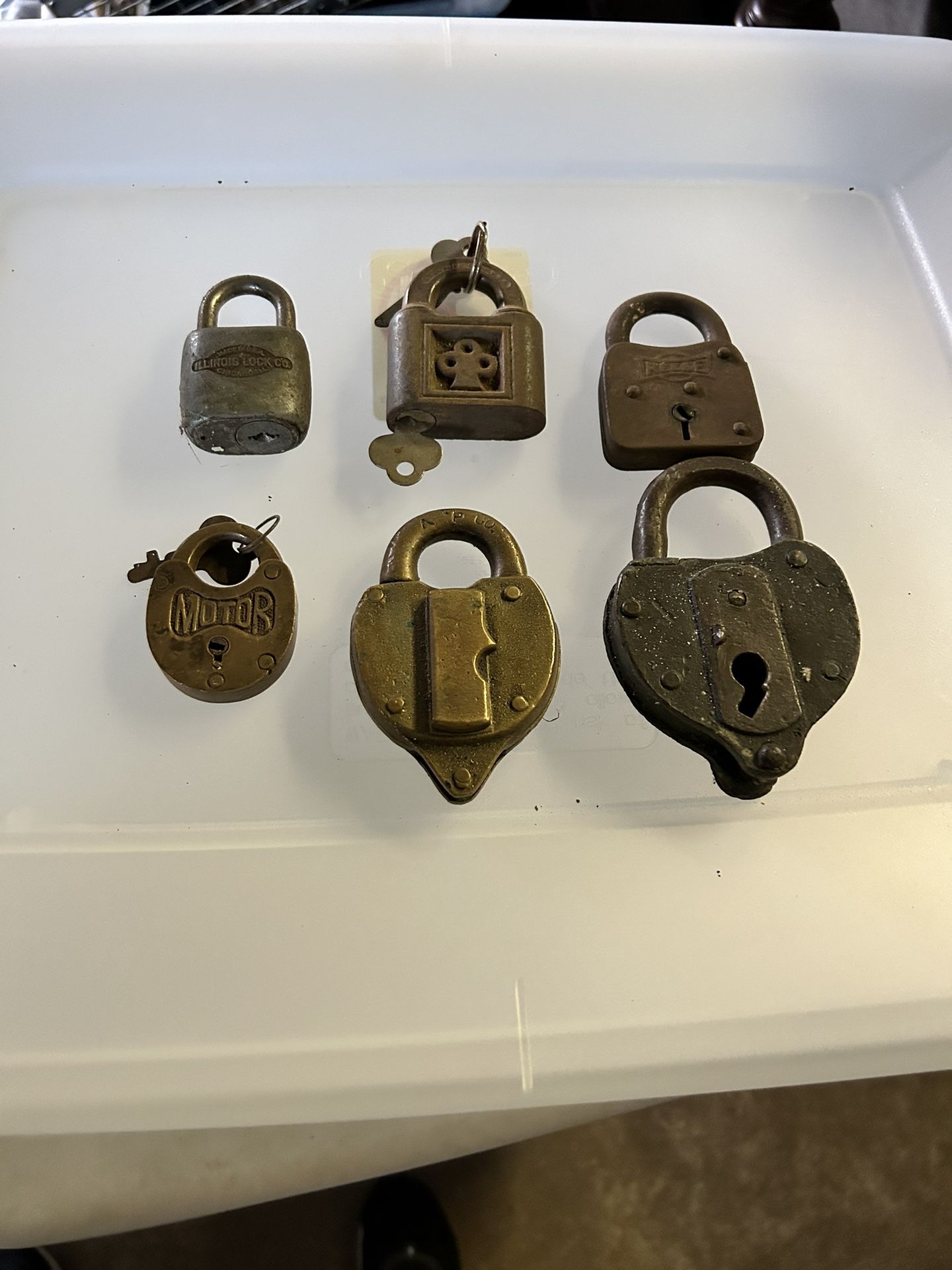 6- Vintage Padlocks