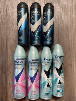 Degree Deodorant Sprays