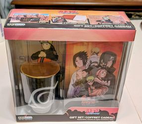 NEW NIB Naruto Gift Set  Mug, Notebook, Key Chain   Anime Gift SHIPPUDEN FRB3