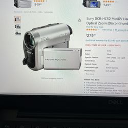 Sony DCR HC52 MiniDV Handycam Camcorder Thumbnail