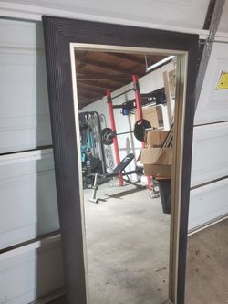 Very large black mirror - gym, bathroom, hallway