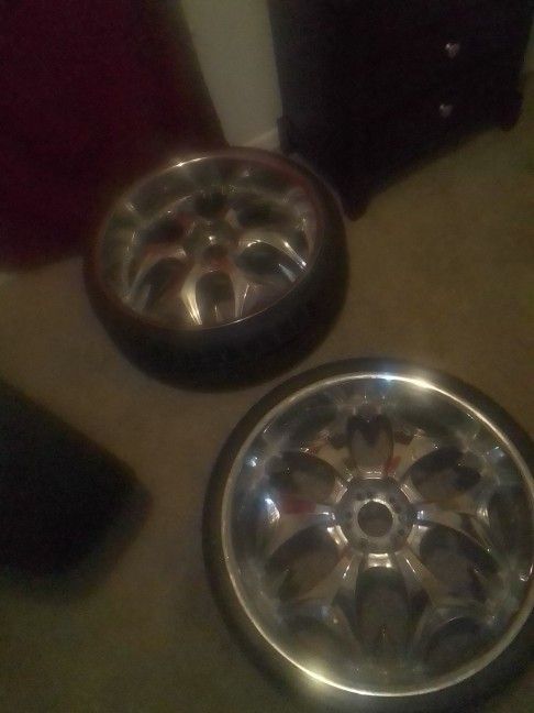 Brand New 24 Inch Rims 1200 Never Been Rode On Still Have Recipes