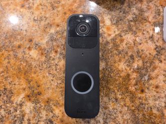 Blink Video Doorbell (Black) - Smart Security Camera
