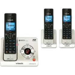 VTech LS6425-3 DECT 6.0 3-Handset Answering System with Caller ID/Call Waiting