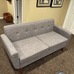 Gray Love Seat