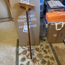 Handmade cane, auto walnut and Oak