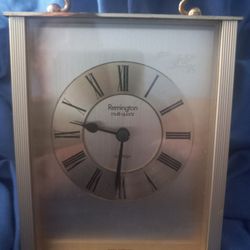 Remington Multi-Quartz Brass Clock West Germany 