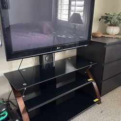 TV and TV Stand Entertainment Center with Mount