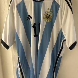 Argentina Lionel Messi Soccer Jersey World Cup Soccer Jersey Mens Size XXL/2XL Barcelona Inter Miami Adidas Nike Supreme NHL NBA MLB NFL Football